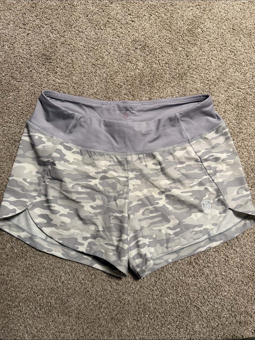 Goal Five Women’s Excel Short — White Camo - Picture 2 of 6